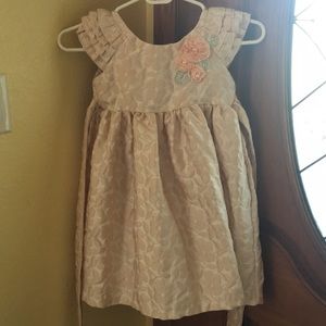 Laura Ashley pink print dress size 5